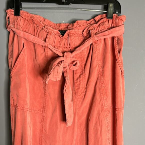 Social Standard by Sanctuary Red Baggy Paperbag Pants Size XL - Picture 2 of 9